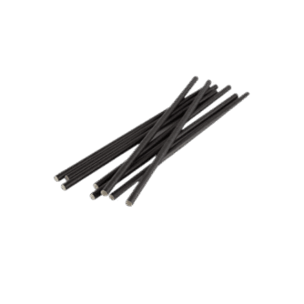 Bombilla Compostable Negra 6 mm - 100 Uni