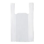 Bolsa Camiseta 28x35 Blanca - 100 Uni