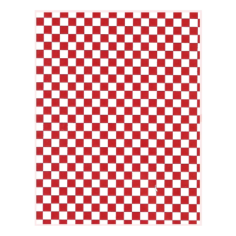 Papel Antigrasa Cuadrado Rojo - 100 Uni