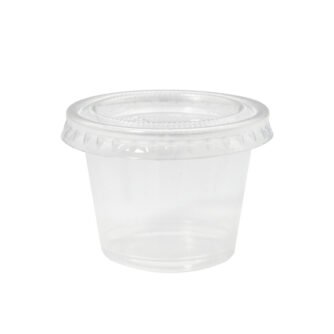 Pote Degustación 1 OZ con Tapa - 100 Uni