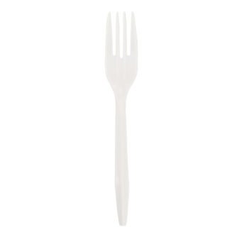 Tenedor Plástico - 100 Uni