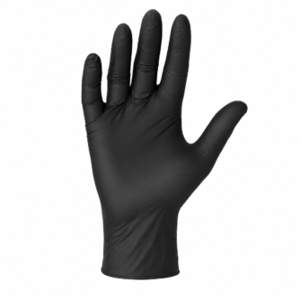 Guante Nitrilo Negro Talla L - 100 Uni